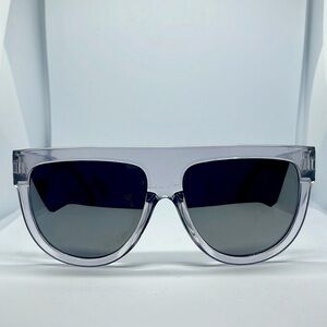 Womens Dragon Dusk Grey Crystal with Lumalens Smoke Gradient Lens Sunglasses